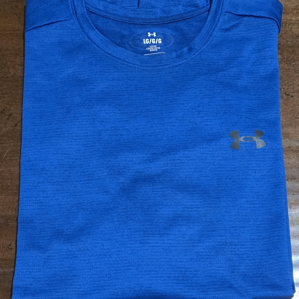 Under Armour Men's Short Sleeve Blue Tee